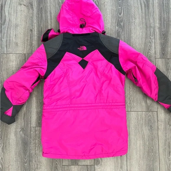 The North Face Vintage Insulated Mountain Parka Jacket Pink Black Size Large - Picture 8 of 12